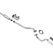 Muffler Resonator Exhaust System For Subaru Legacy 2000 2001 2003 4Dr Sedan 2.5L