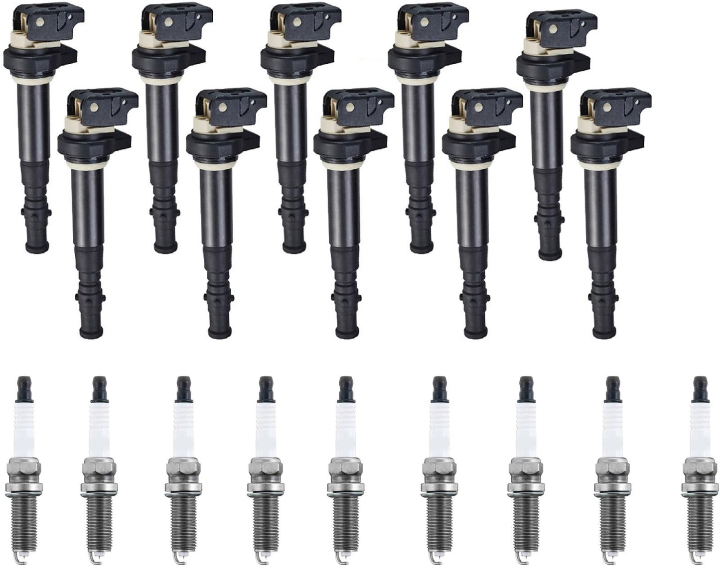 Direct Ignition Coils & Spark Plugs For BMW M5 5.0L 2006 2007 2008 2009 2010
