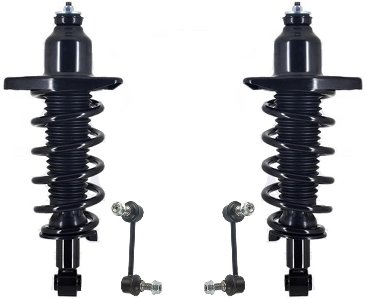 Rear Complete Struts & Links For Honda Ridgeline 2017 2022 2023 All Wheel Drive