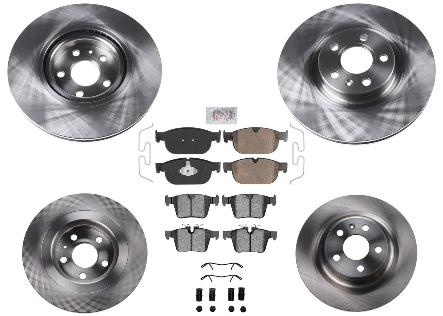 322MM Front Disc Brake Rotors Ceramic Pads Fits 2019-2022 Volvo S60 W/ 322MM