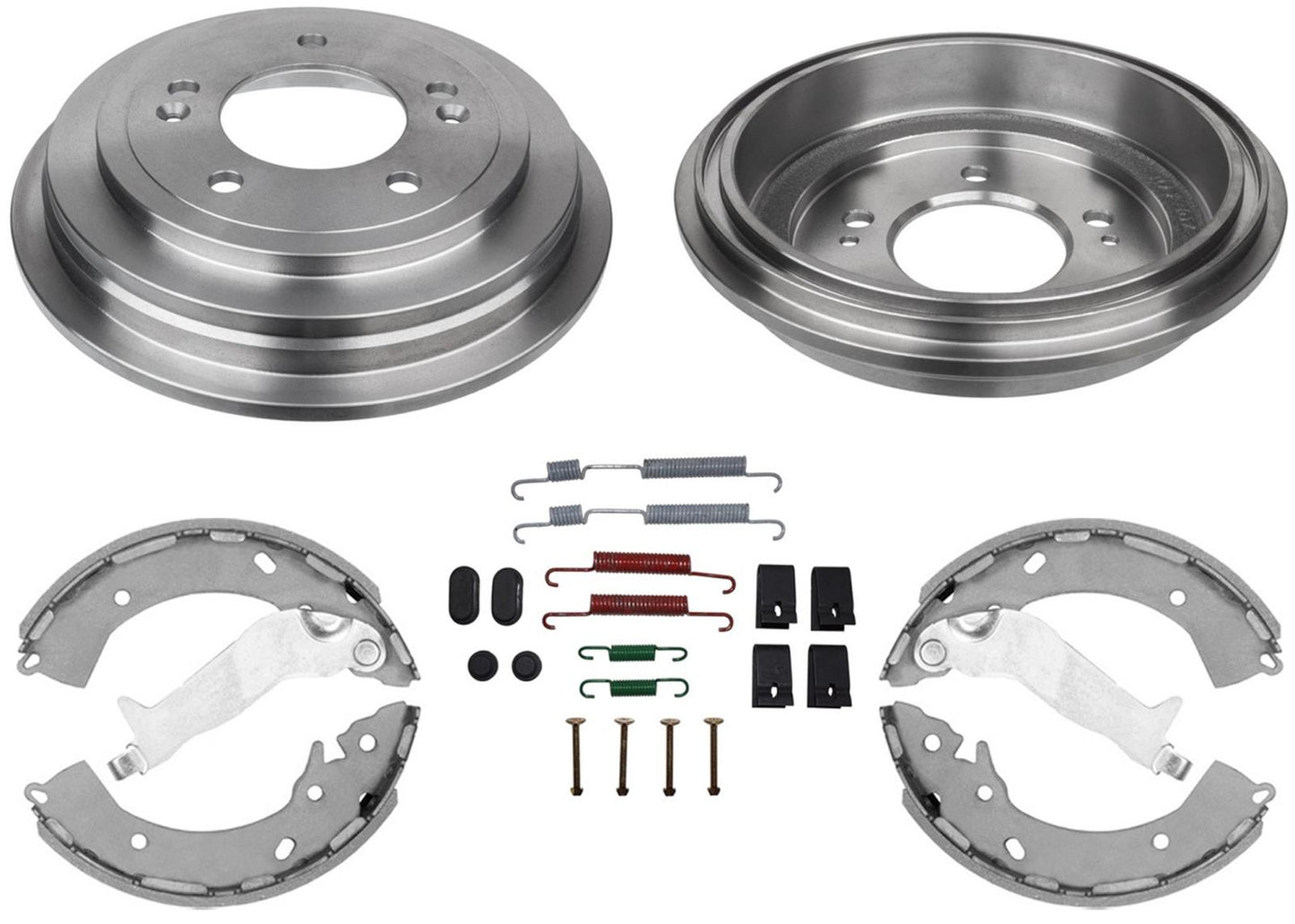 Rear Brake Drums Rear Brake Shoes Hardware for Hyundai Venue 2020 2022 2024