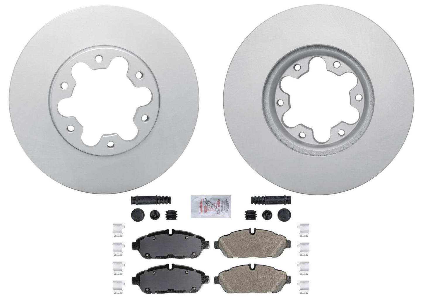 Front Coated Disc Brake Rotors Pads For Ford Transit 250 350 6 Bolt 2020-2024