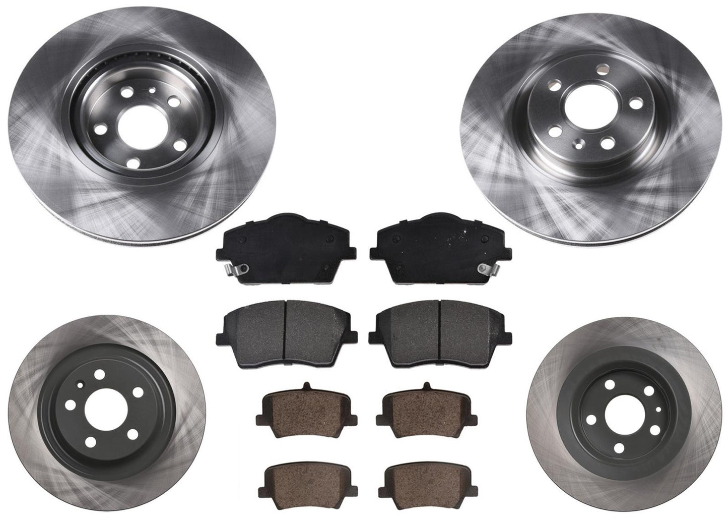 322MM Front 302MM Rear Disc Brake Rotors Pads For Volvo XC40 Hybrid 2019-2025