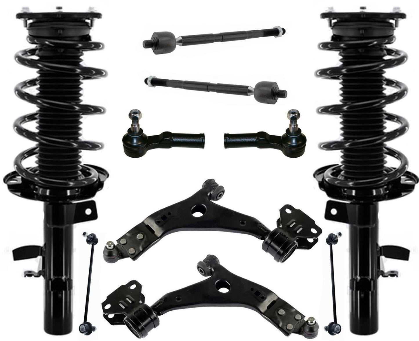 Struts Control Arms Tie Rods Links For Transit Connect 20-22 Standard Whelbase