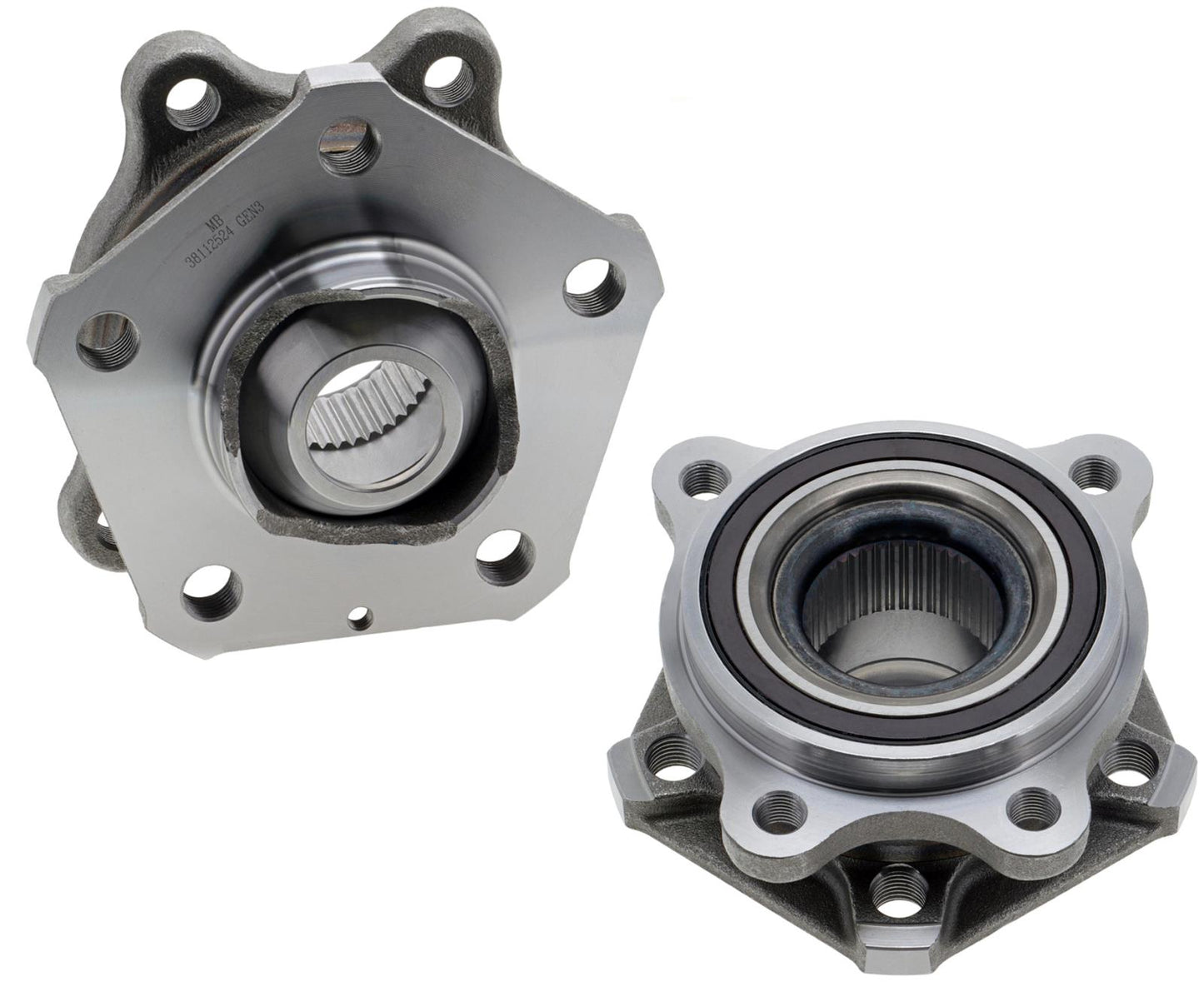 One Front Wheel Bearing & Hub Assembly For Audi A4 Quattro 2016 2017 2018