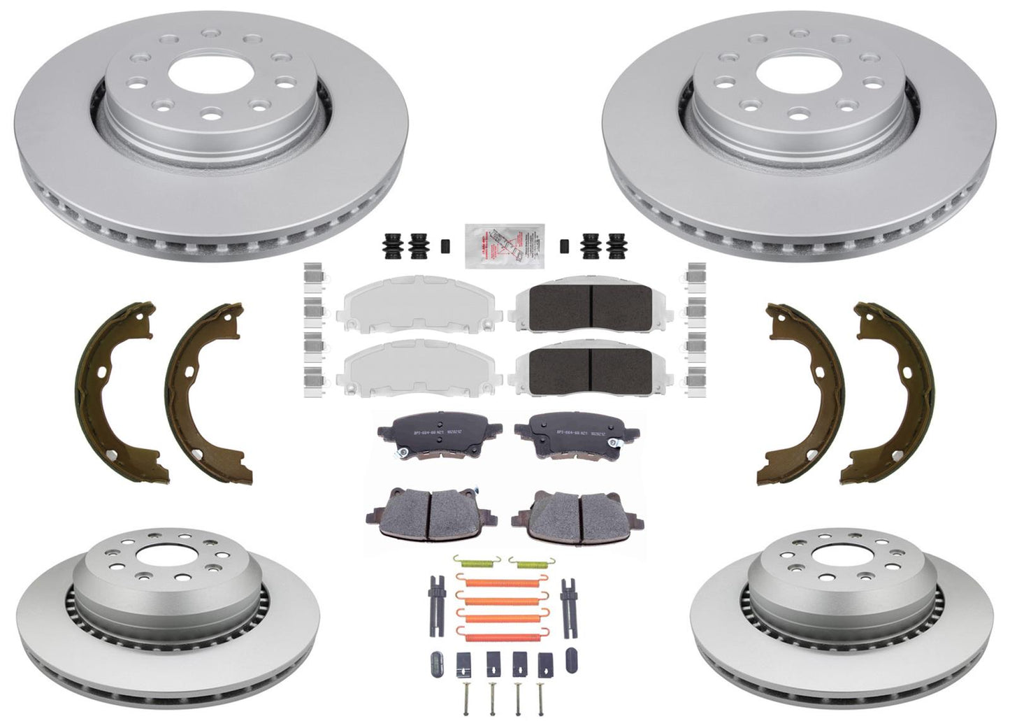 Disc Brake Rotors Galvanized Brake Pads For Jeep Gladiator 2021 2022 2023 2024