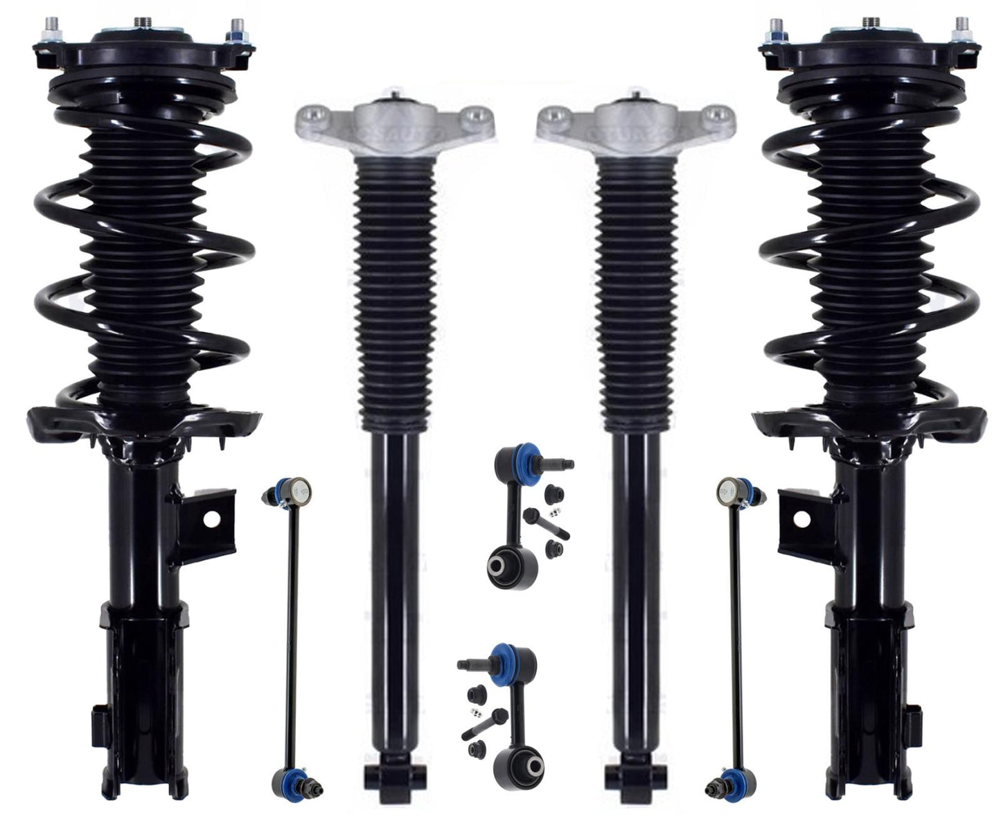Frt Struts Rear Shocks & Links For Sonata 1.6L 20-2023 W/ 16 or 18 Inch Wheels