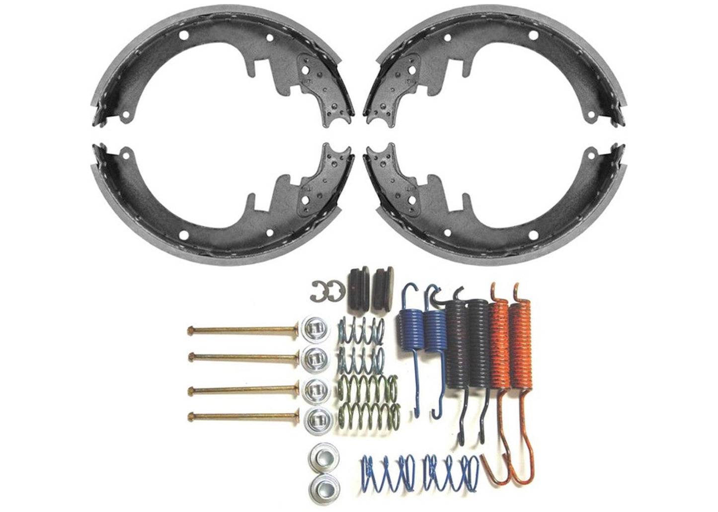 Rear Brake Shoes Brake Springs for Chevrolet K3500 88-2000 DRW 13 x 3.5" Shoe