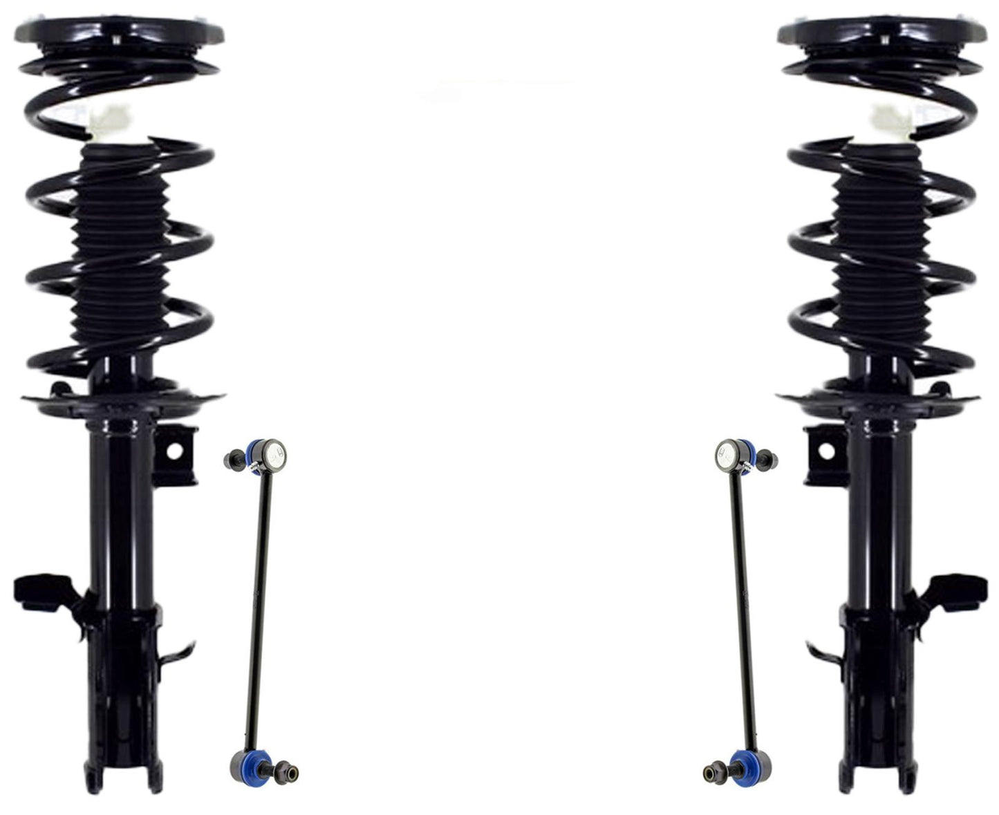 Front Complete Struts & Links For Bronco Sport 2021-2024 W/ Part Time Drive
