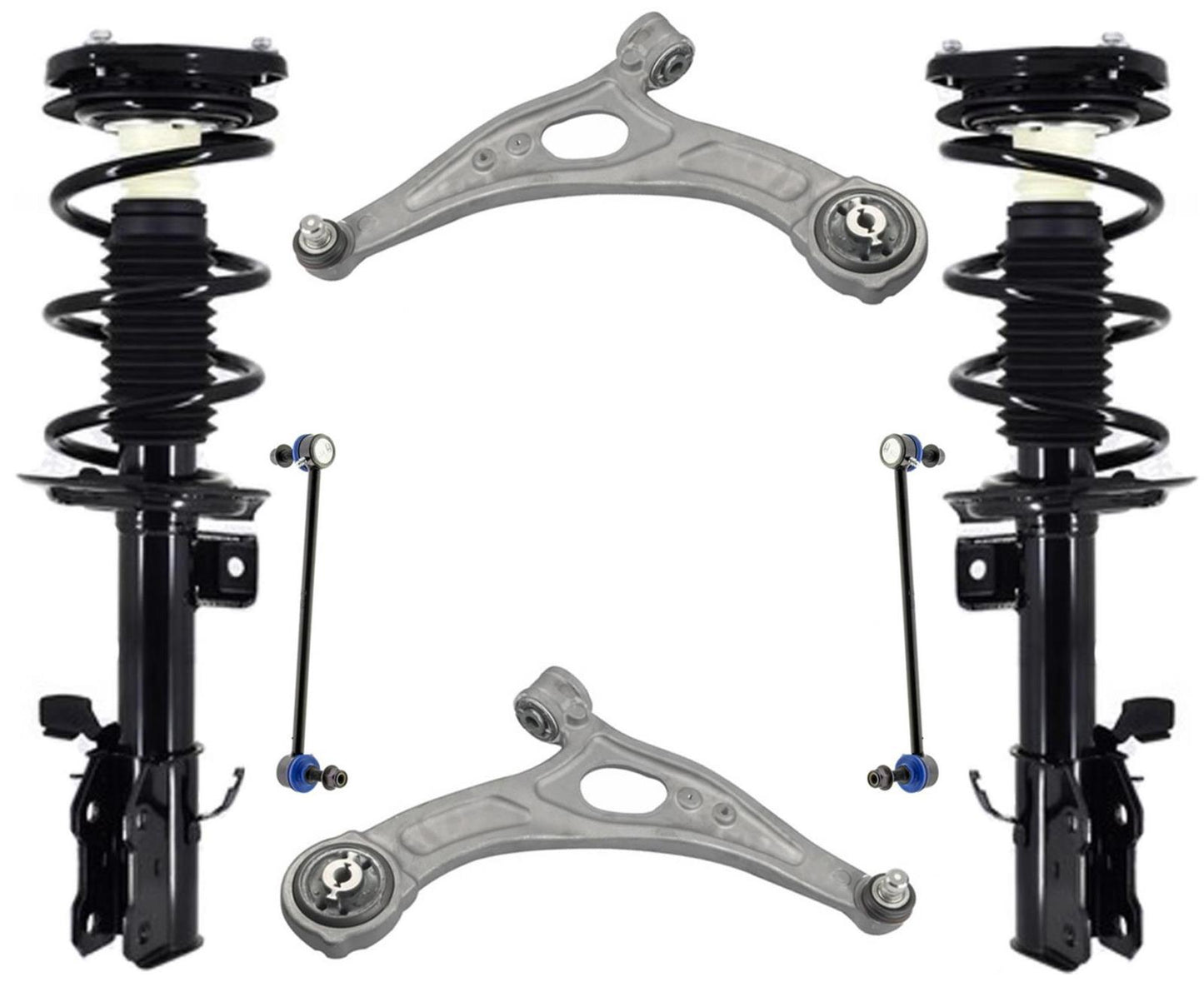 Front Struts Control Arms & Links For Ford Escape 2020 2021 2022 All Wheel Drive