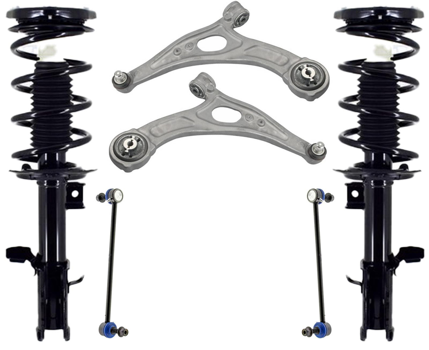 Front Struts Control Arms & Links For Bronco Sport 2021-2024 W/ Part Time Drive