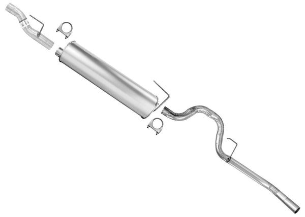 Compatible con abrazaderas de silenciador y tubo trasero para Ford F150 4.2L 4.6L 5.4L 2004-2008.