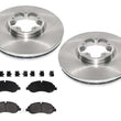 For Ford Transit 150 250 GEO Fleet Duty Front Brake Disc Rotors Pads 2015-2021