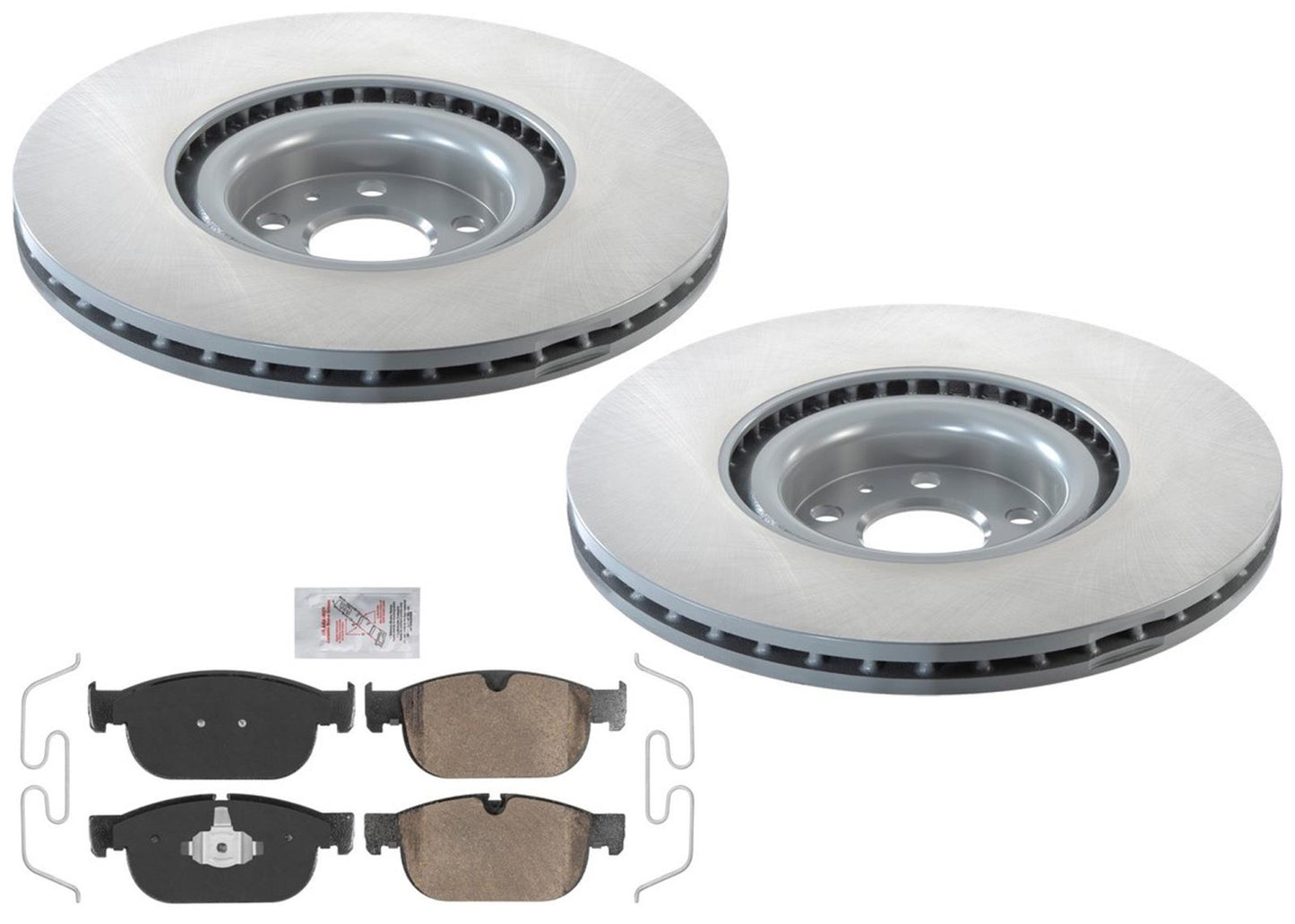 Front Coated Disc Brake Rotors & Pads for Volvo XC90 16-24 366MM Larger Rotor