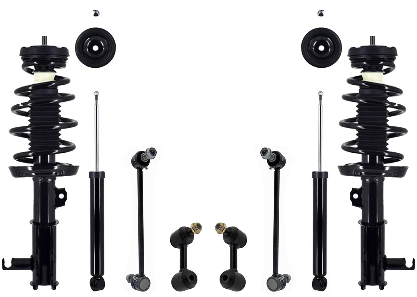 Front Complete Struts & Shocks For Chevrolet Impala 2014 2015 16 2019 2020 3.6L