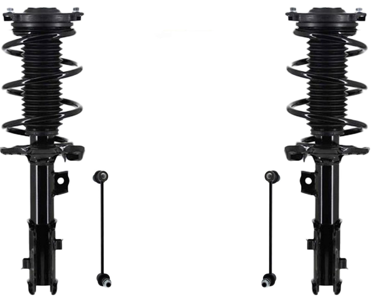 Front Complete Struts W/ Coil Spring Assembly & Links For Kia Niro 2017-2022