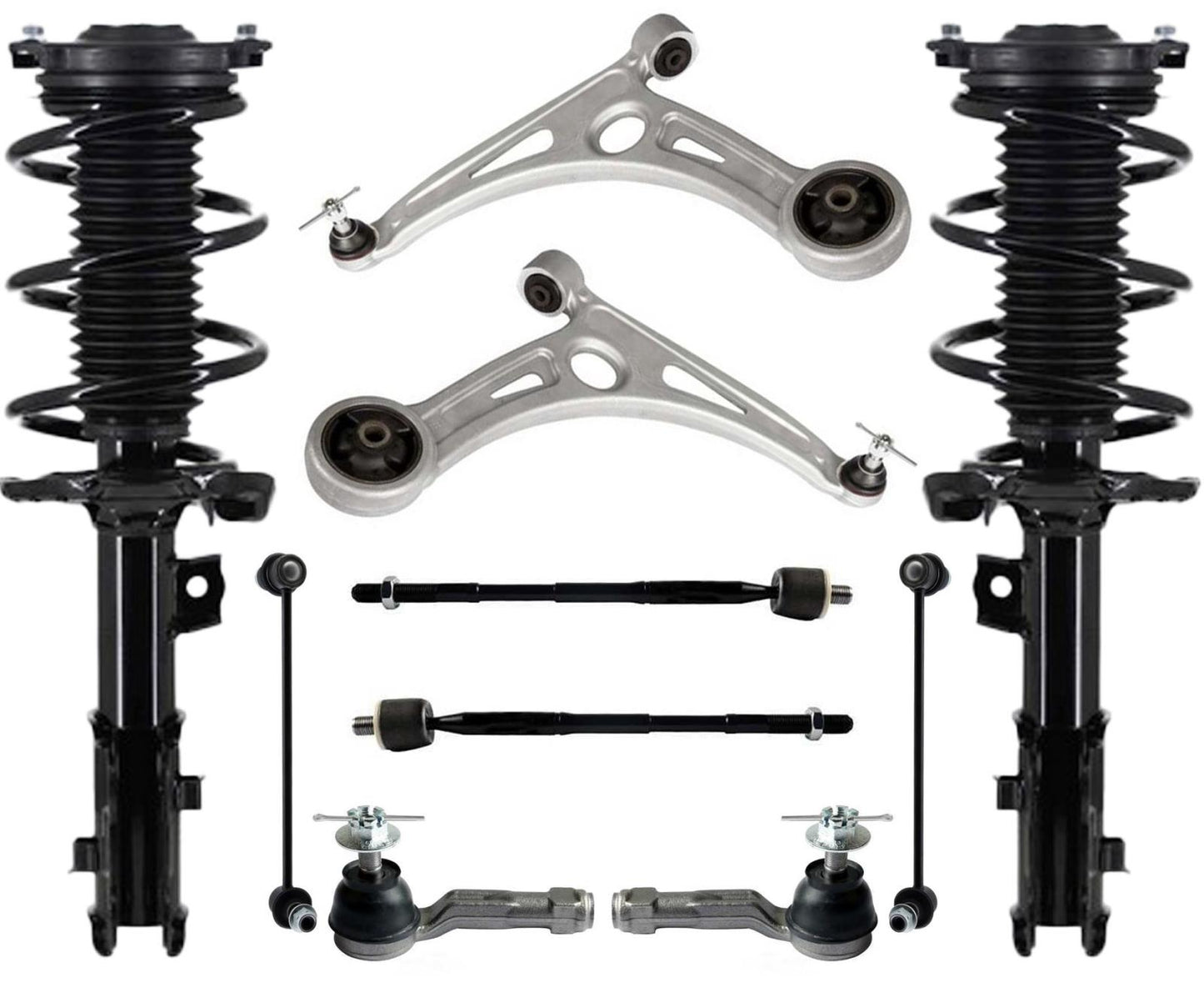 Front Struts Lower Control Arms Tie Rods & Links For Kia Niro 2017 2018 2022