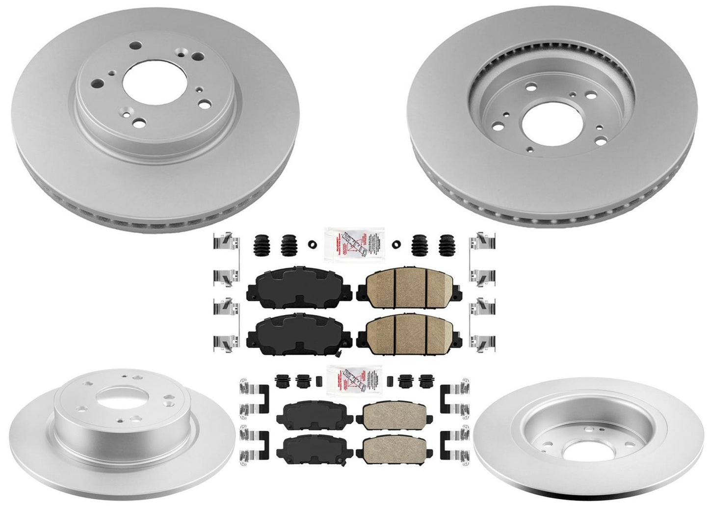 Improved Coated Disc Brake Rotors Brake Pads For Honda HR-V HRV 2016 2020 2022