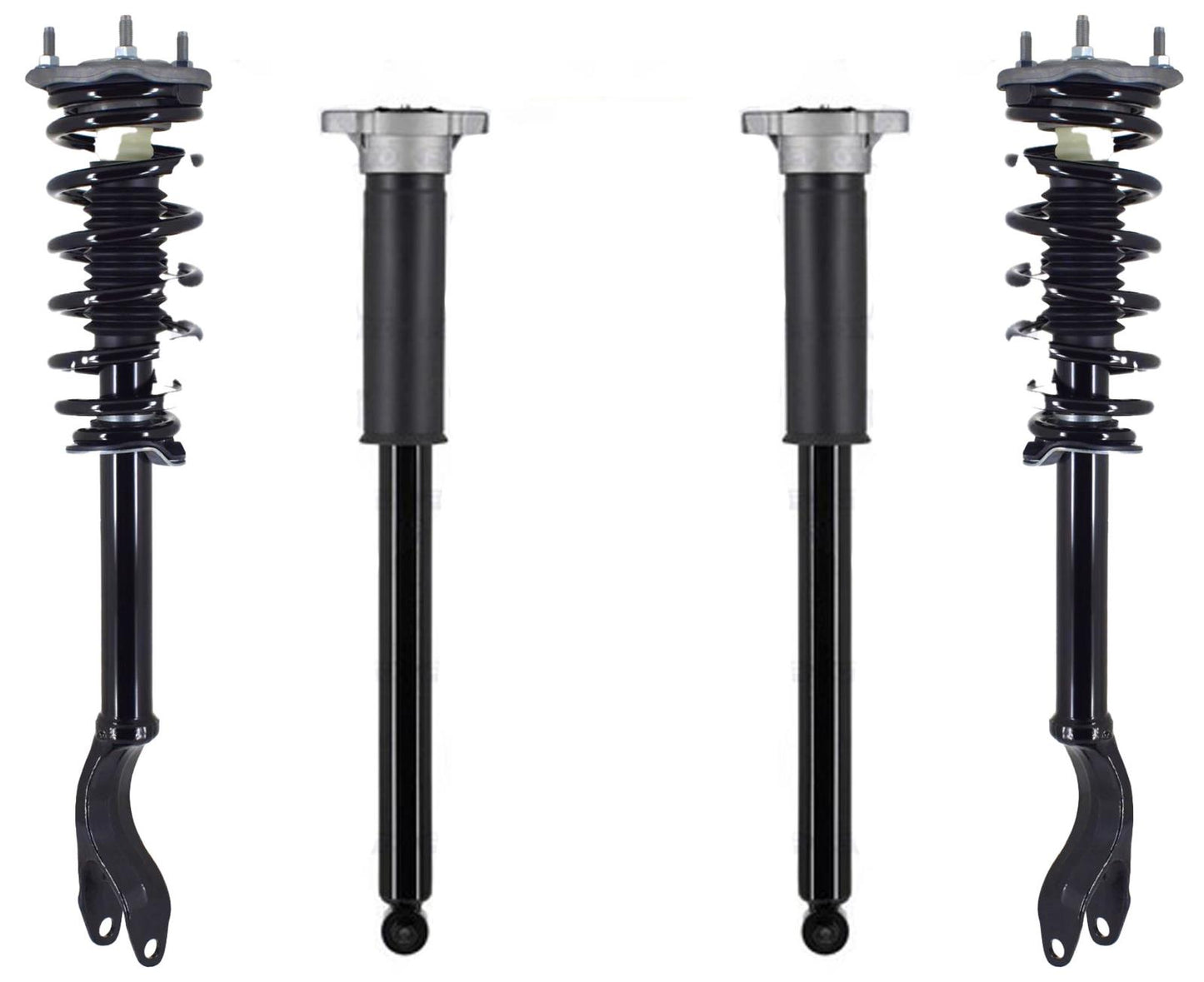 Front Struts & Rear Shocks For C300 2015-2020 4Matic Sedan W/O Airmatic Susp