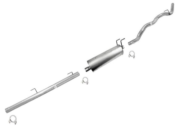 Muffler Tail Pipe Exhaust For Dodge Ram 1500 2006-2008 3.7L 4.7L 140" Wheelbase