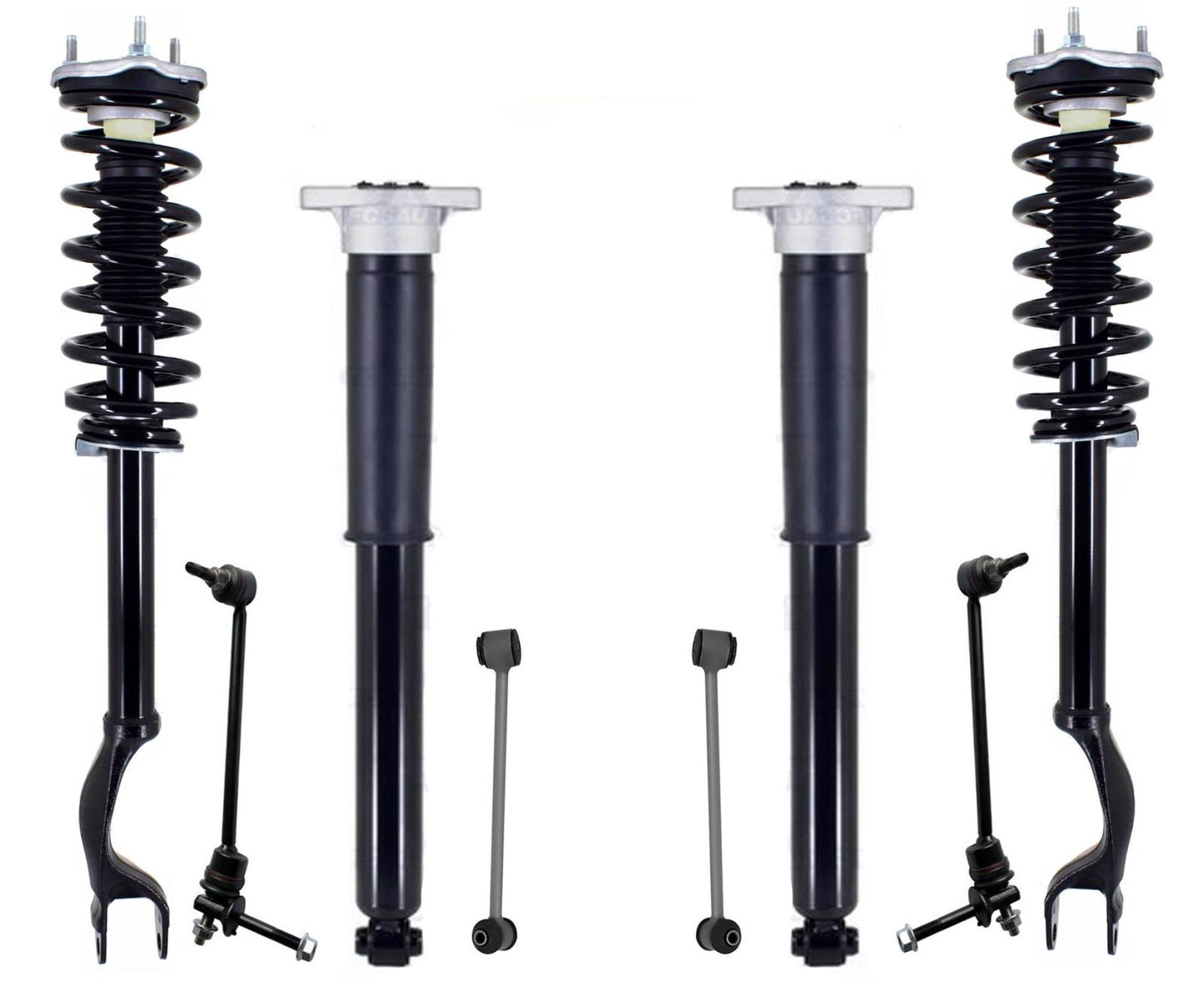 Front Struts Rear Shocks & Links For GLC300 16-2022 W/ High Ground Clearance