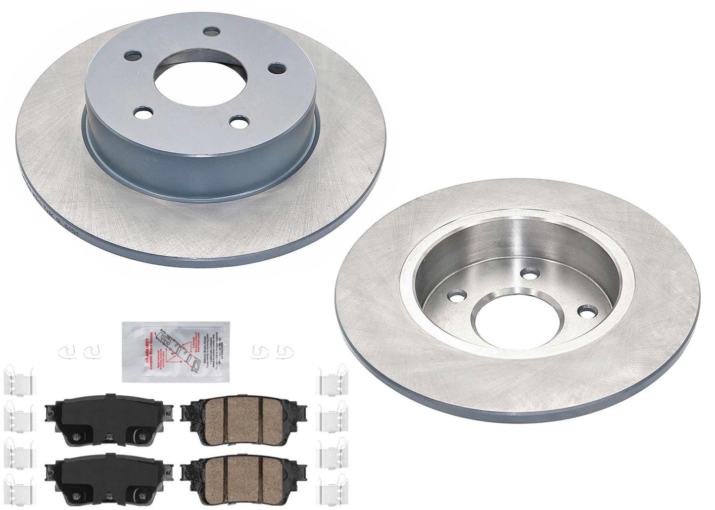 Coated Disc Brake Rotors Brake Pads For Nissan Altima 19-24 w/ Electric Parking