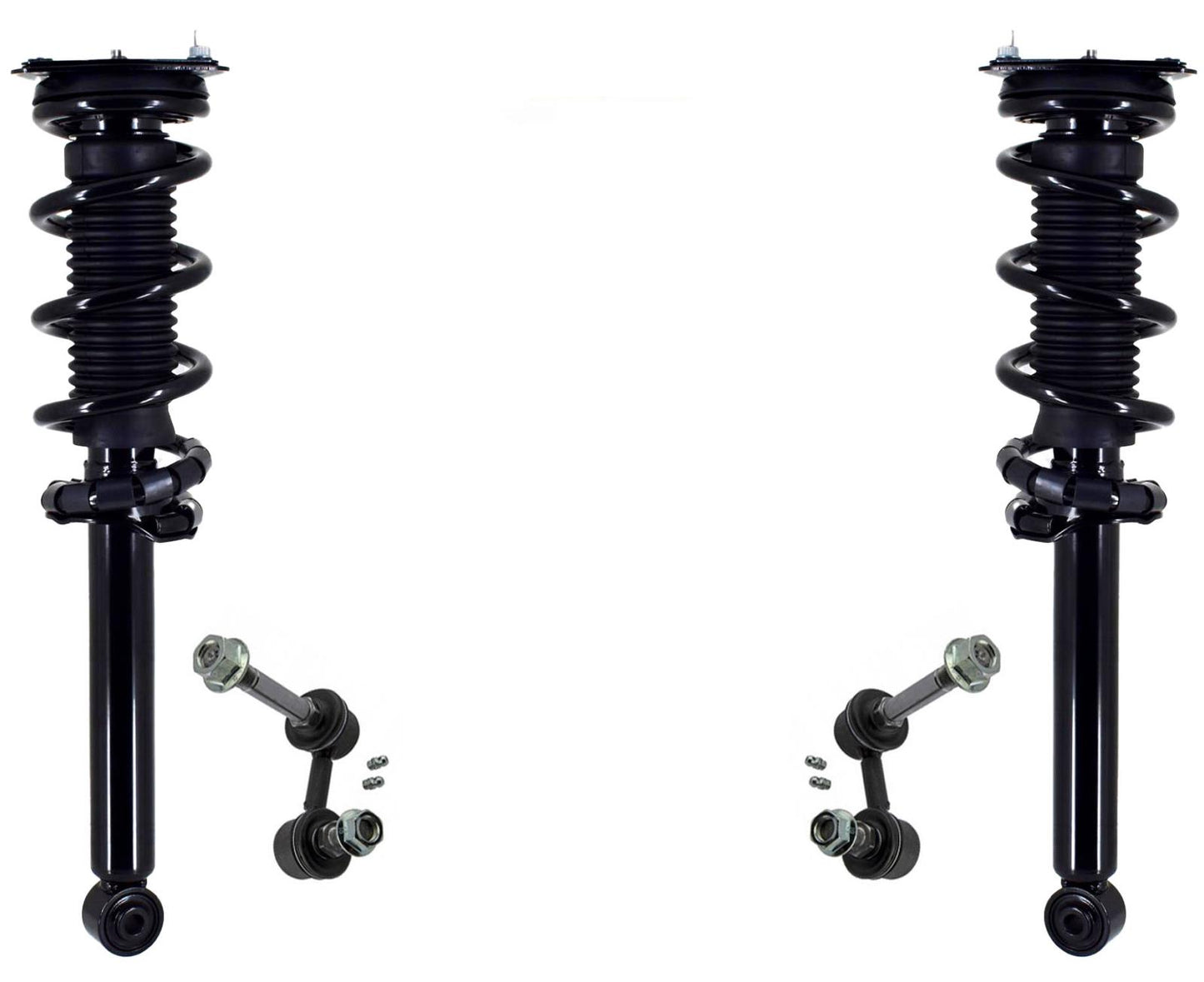 Front Complete Struts & Links For Infiniti Q60 2017-2018 Sport Rear Wheel Drive