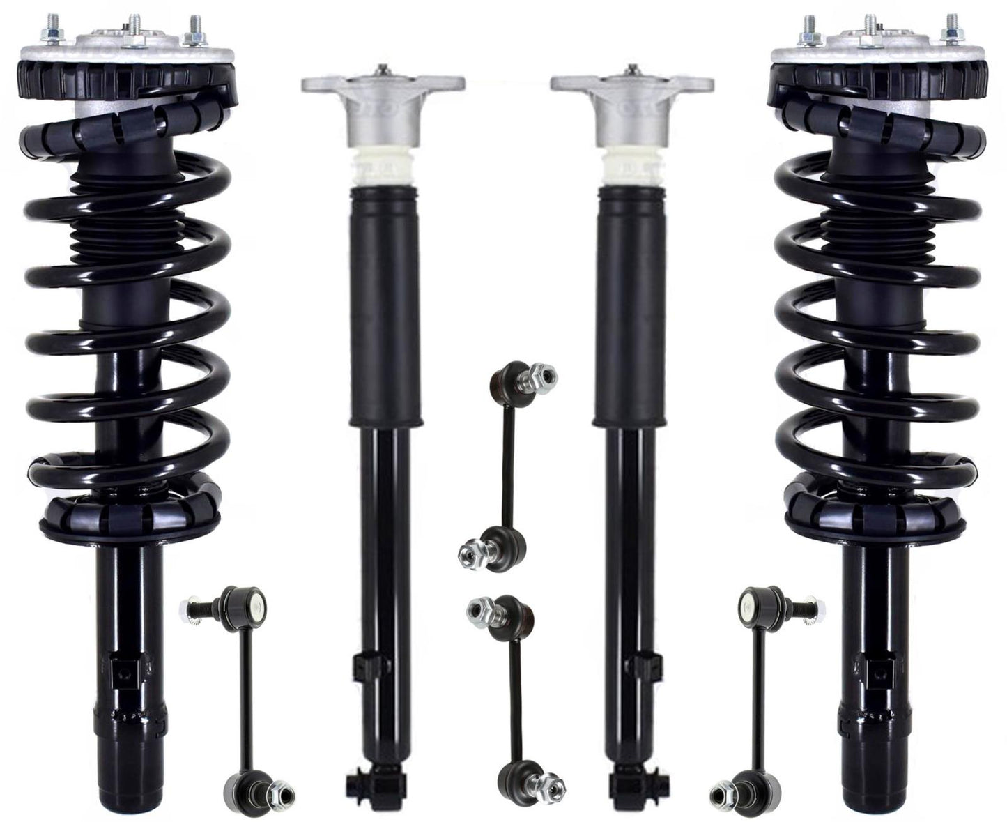 Front Struts Rear Shocks & Links For Hyundai Genesis 2015-2016 All Wheel Drive