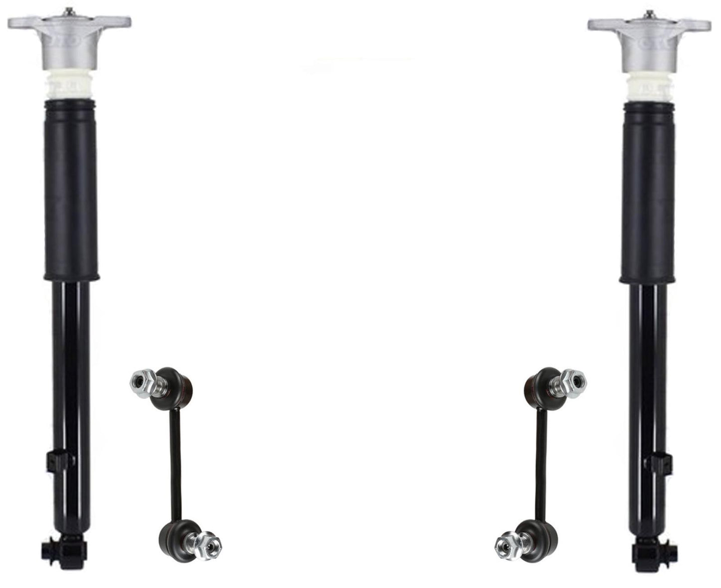 Rear Complete Shocks & Sway Bar Links For Hyundai Genesis 2015-2016 / G80 2017
