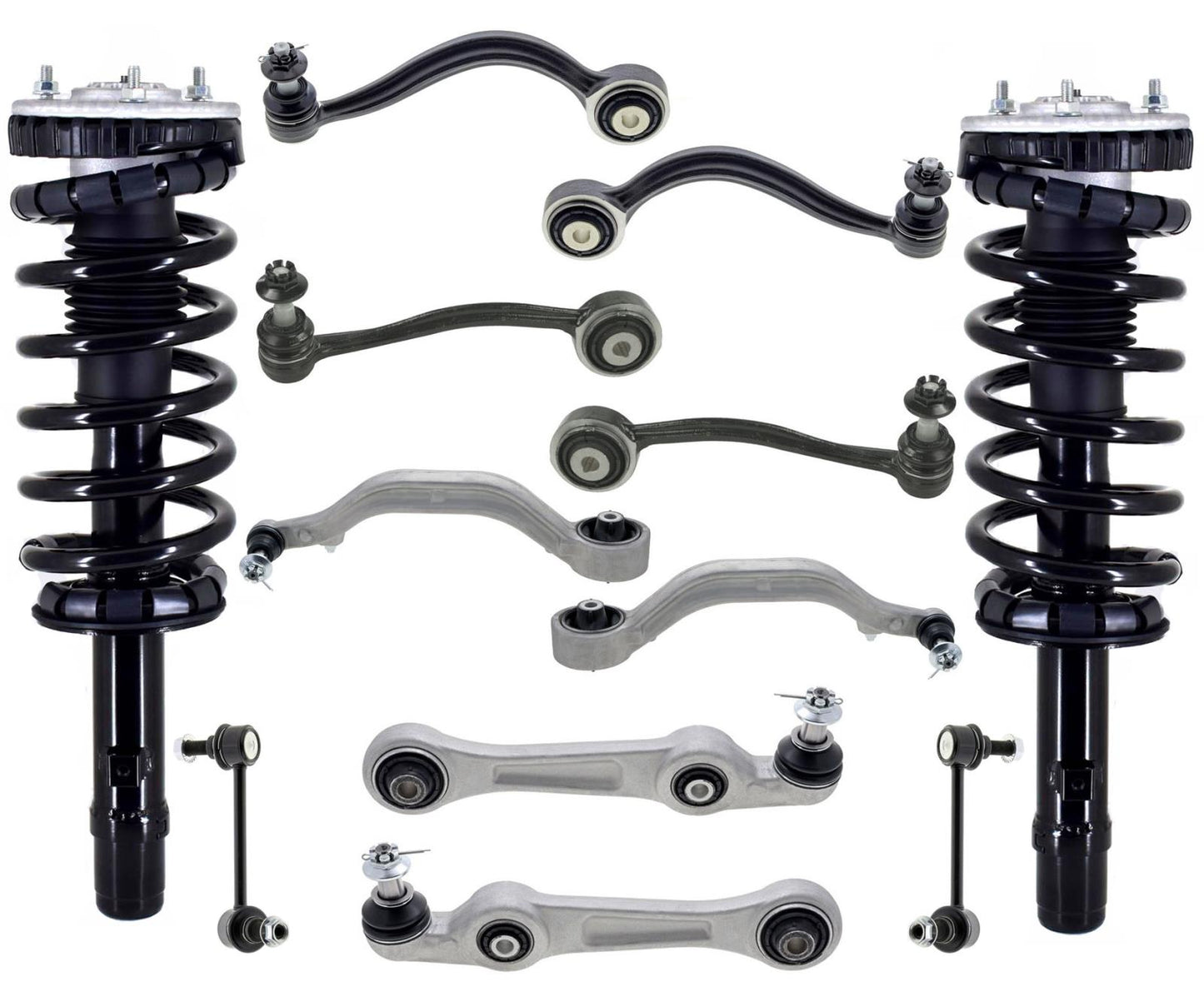 Front Struts Upper Lower Control Arms & Links For G80 3.8L 2017 All Wheel Drive