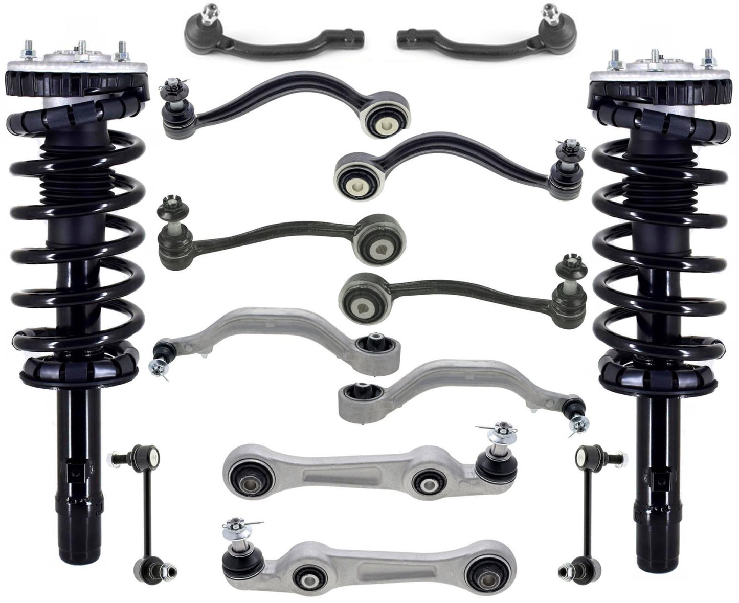 Front Struts Control Arms Tie Rods & Links For G80 3.8L 2017 All Wheel Drive