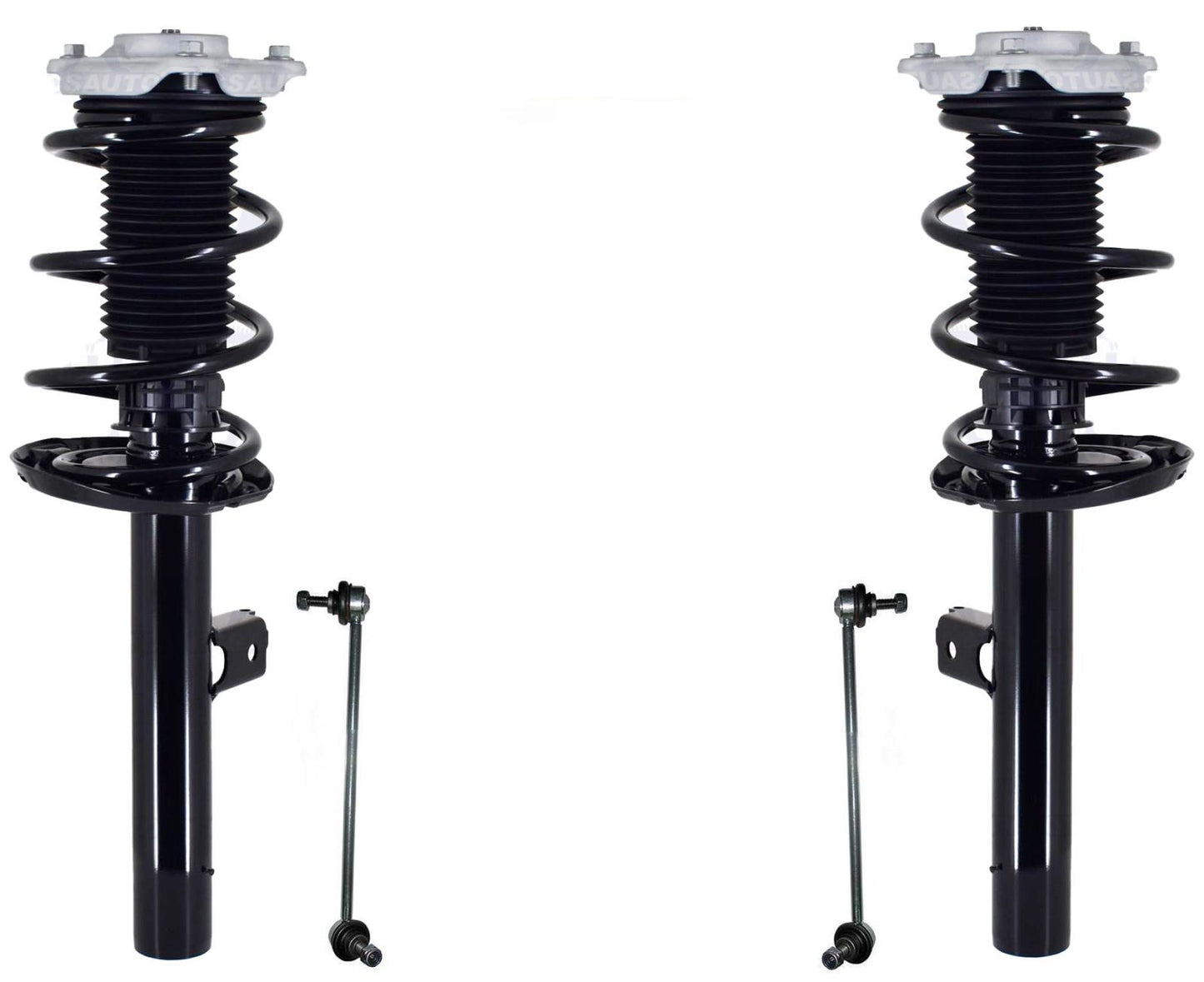 Front Struts & Links For Mercedes Benz GLA250 2021-2024 W/ Comfort Suspension