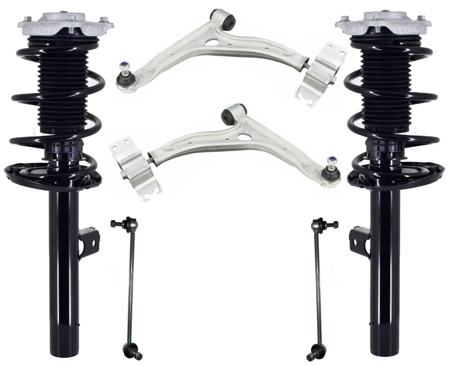 Front Struts Control Arms & Links For GLA250 2021-2023 W/ Comfort Suspension