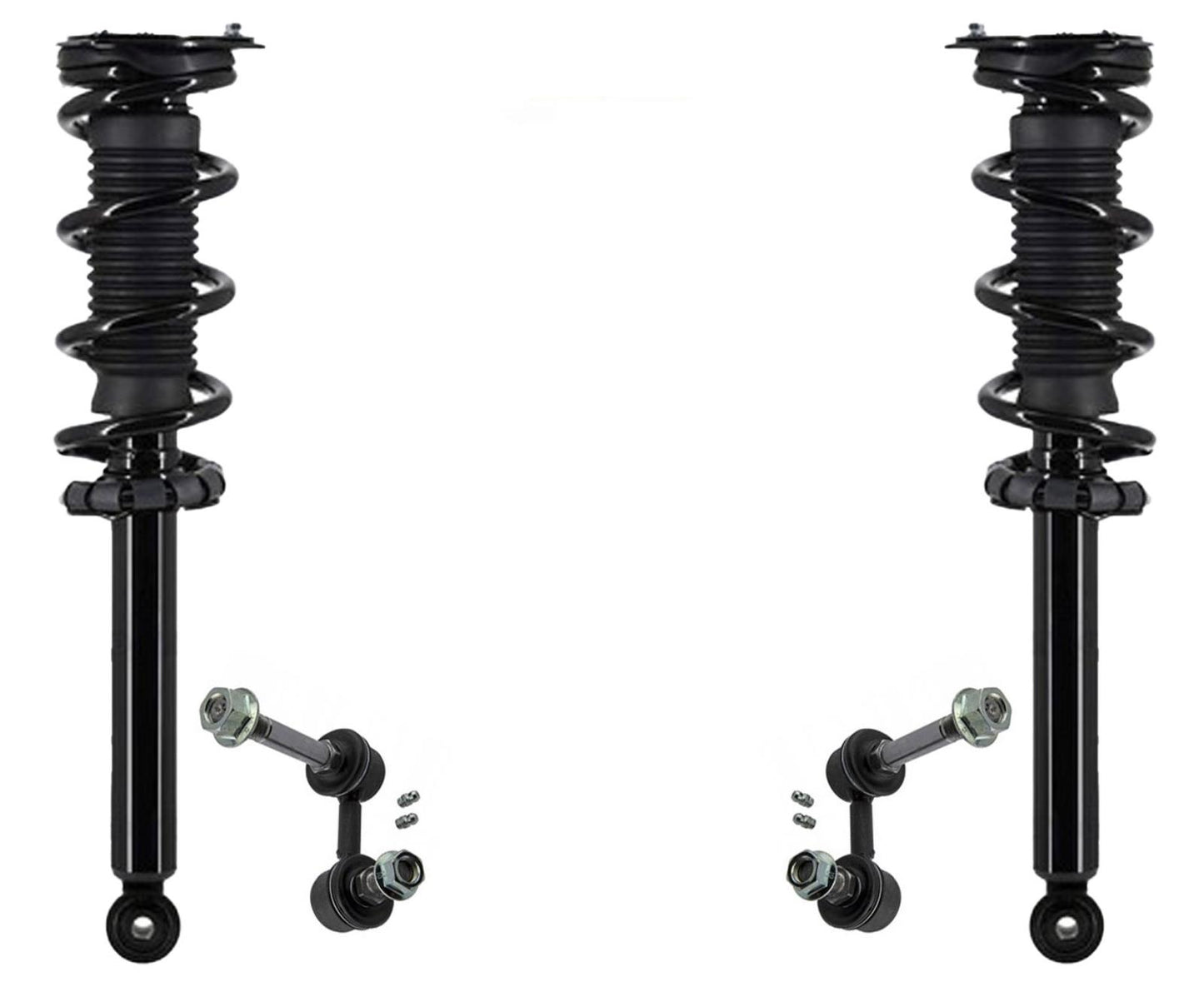 Front Struts & Links For Q50 2014 2015 Rear Wheel Drive W/ Sport Suspension