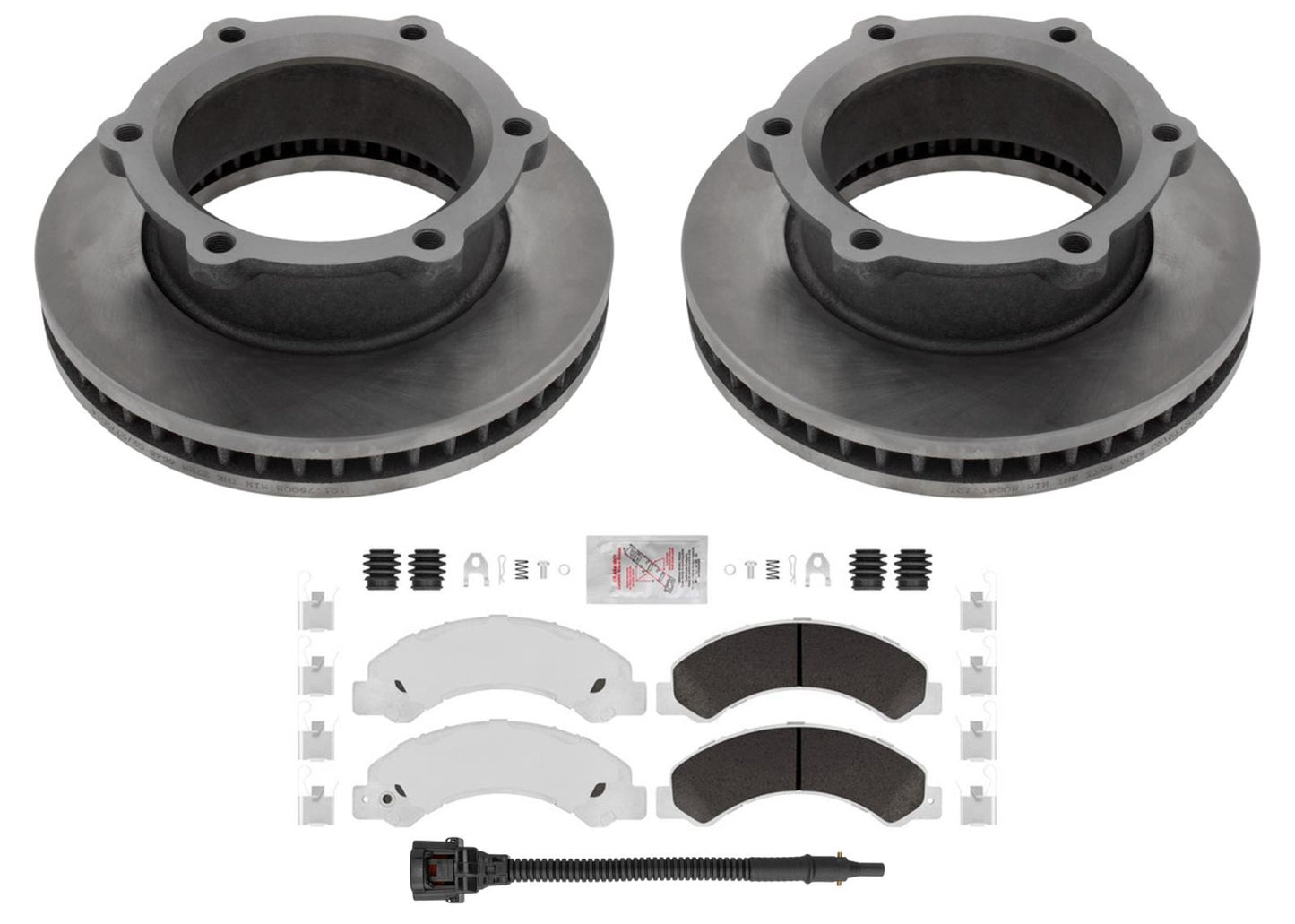 Front Coated Disc Brake Rotors & Pads for Hino 155 2012 2015 2016 2017 2020