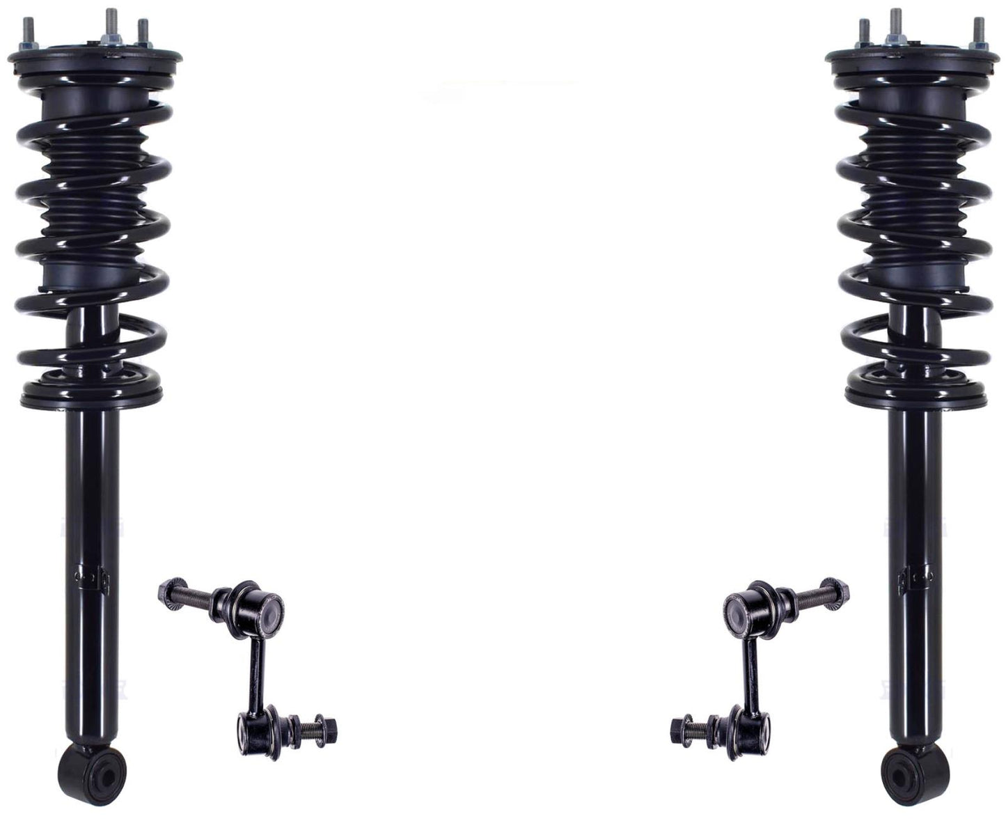 Front Complete Struts & Links For Lexus GS350 2007 2008 2011 Rear Wheel Drive