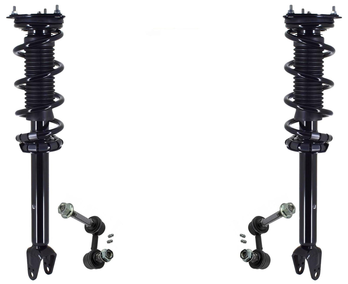 Front Complete Struts & Links For Q60 2.0L Premium 2017 Rear Wheel Drive