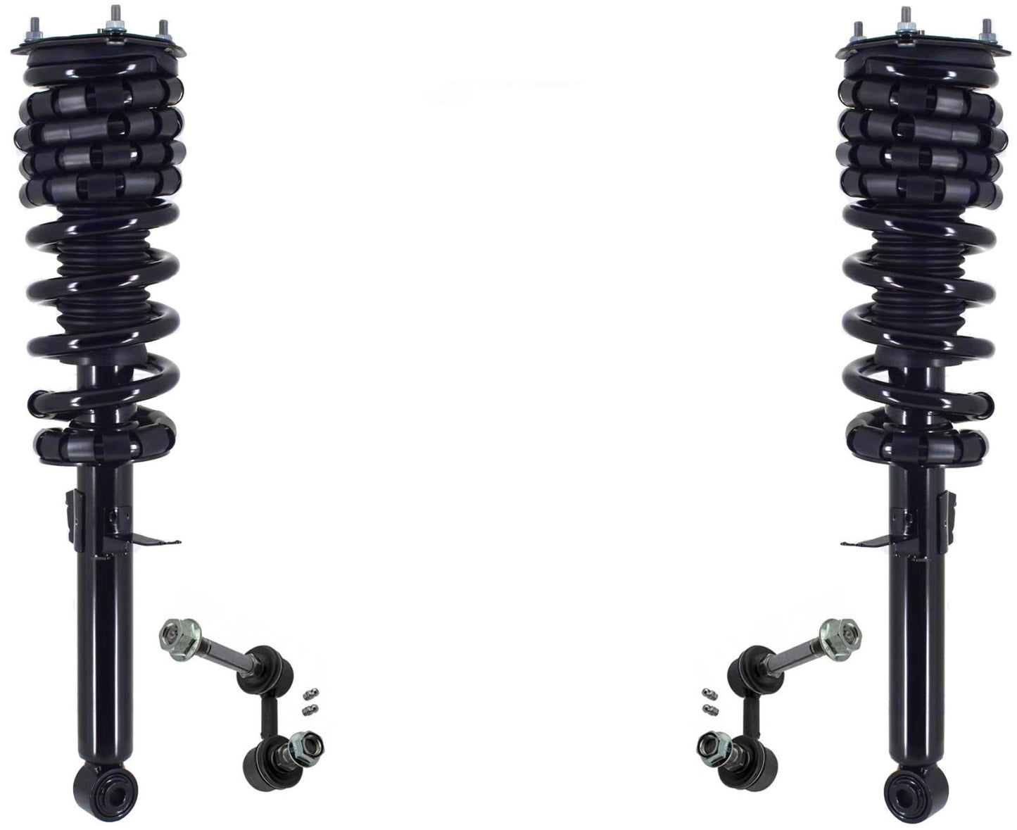 Front Complete Struts & Links For Infiniti Q70 2014 2016 2017 Rear Wheel Drive