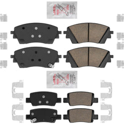 AME Front & Rear Ceramic Disc Brake Pads for Hyundai Kona 2024 2025 1.6L