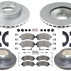 Disc Brake Rotors Pads for Sprinter 3500 2019-2023 Manual Parking Vented Rear