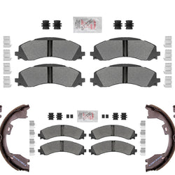 RAM Front & Rear Galvanized Disc Brake Pads for Ram 3500 Pick Up DRW 2019-2025