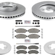Coated Disc Brake Rotors Pads For Ford Transit 350HD 2020 2021 2022 2023 2025