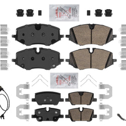 Front & Rear Ceramic Disc Brake Pads & Sensors for Buick Encore GX 2020-2025