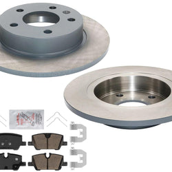 Rear Coated Disc Brake Rotors Ceramic Pads for Chevrolet Trailblazer 2021-2025