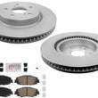 Front Coated Disc Brake Rotors & Pads for Toyota C-HR 2019-2022 Built in Japan