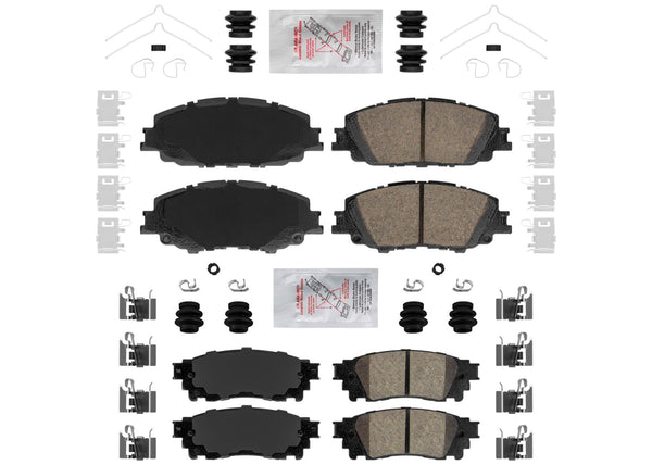 Front & Rear Ceramic Disc Brake Pads for Toyota C-HR 2019-2022 Built in Japan
