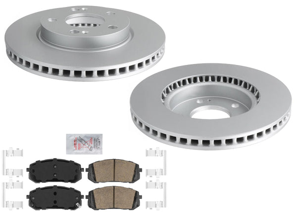 Front Disc Brake Rotors & Pads for Hyundai Elantra 2021 2022 2023 2024 2.0L