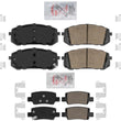 Ceramic Disc Brake Pads for Hyundai Elantra 21-24 2.0L w Electric Parking Brake