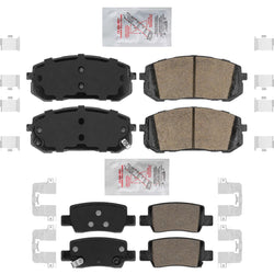 Ceramic Disc Brake Pads for Hyundai Elantra 21-24 2.0L w Manual Parking Brake
