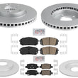 Disc Brake Rotors Pads for Hyundai Elantra 21-24 2.0L w Manual Parking Brake